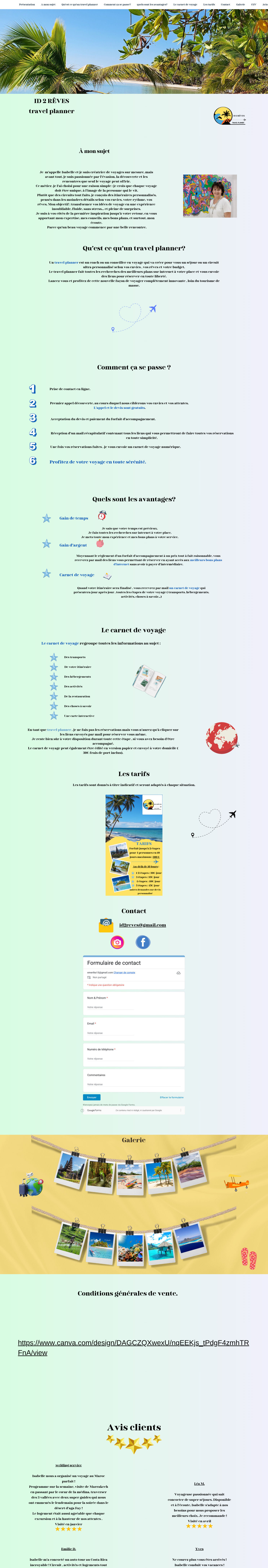 Canva version of ID 2 RÊVES site